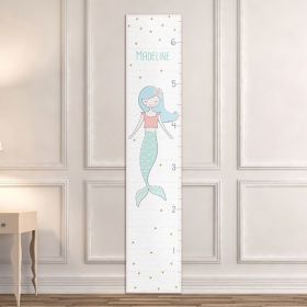 Personalized Simply Enchanted Growth Chart: Mermaid and Unicorn