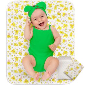 Baby Changing Mat 31.5 x 25.5 inch Waterproof Portable Travel Changing Pad Wipeable Liners with Reinforced Double Seams Change Diaper On The Go F