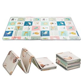 VEVOR 51"x79" Baby Play Mat Kids Crawling Soft Activity Floor Playmat 2 Side