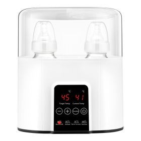 Electric Baby Milk Bottle Warmer - 2 Bottle Fast Warmer with 4 Modes, Adjustable Temp, Display Screen - 24H Therm