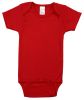 Red Interlock Short Sleeve Bodysuit Onezies