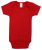Red Interlock Short Sleeve Bodysuit Onezies